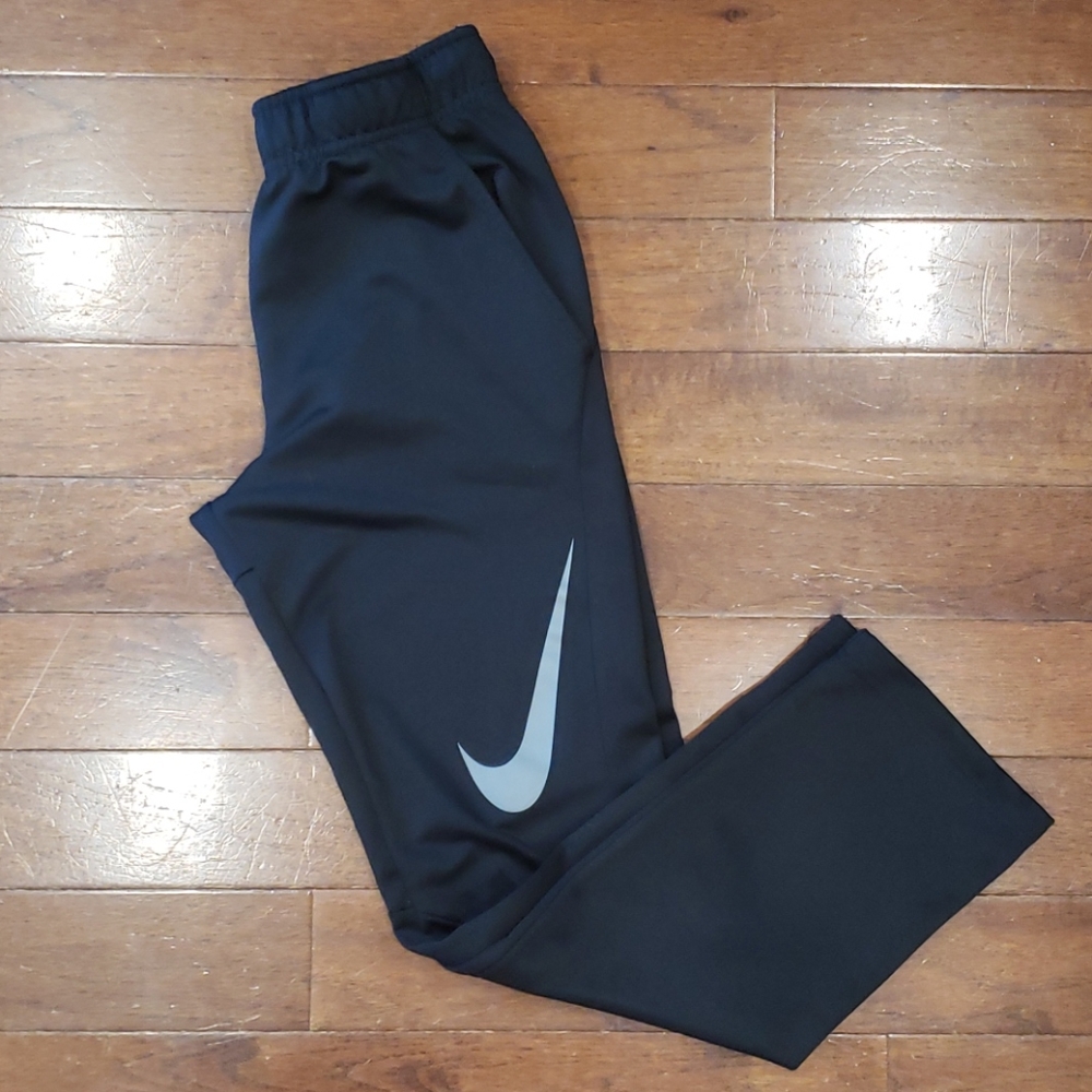 Nike Boys Youth Black Dri-Fit Sweat Pants Large